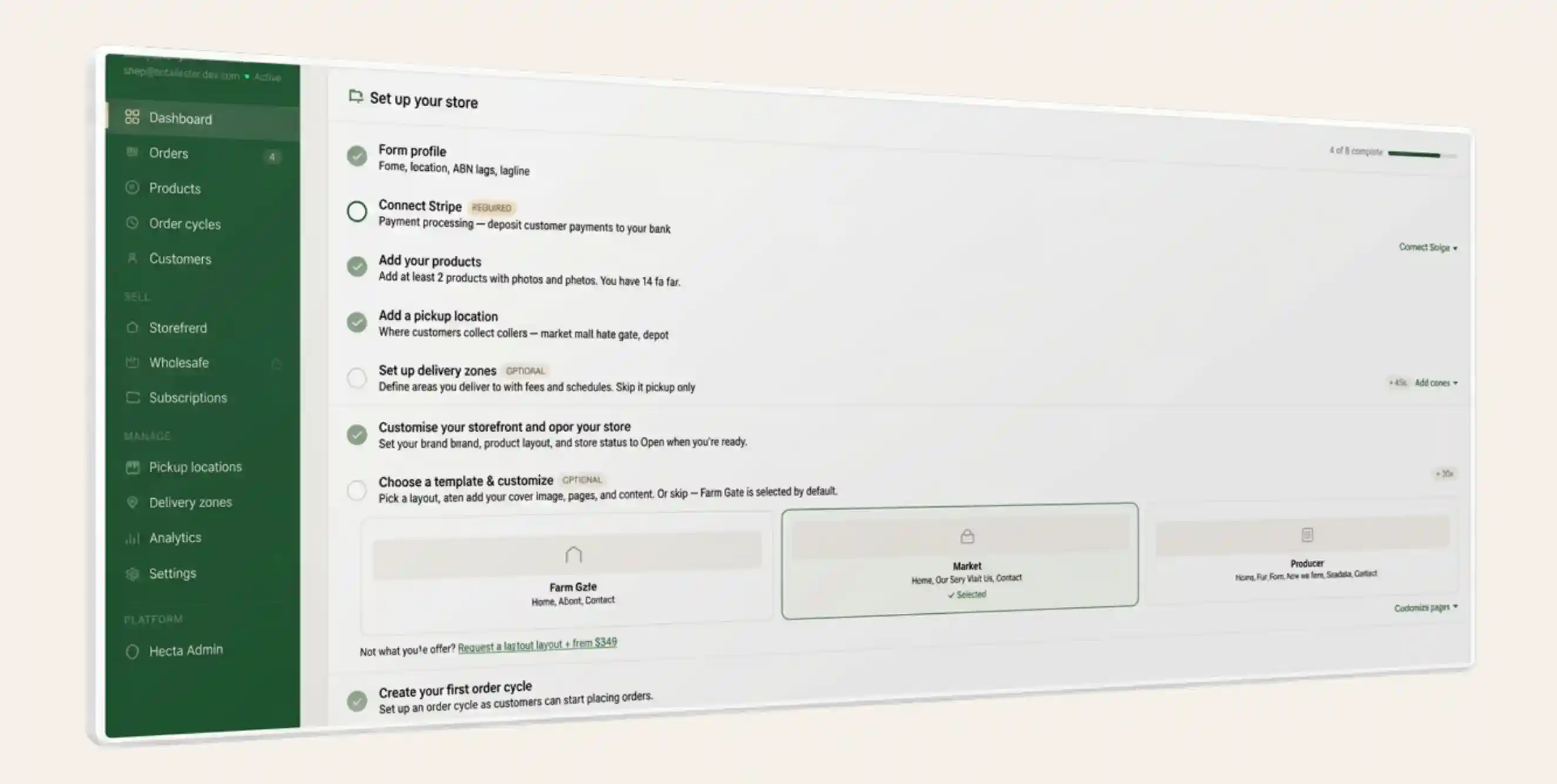 Hecta storefront card preview